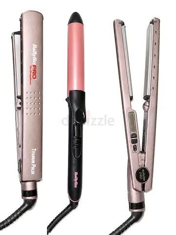 Babyliss pro Straightner+Curler package