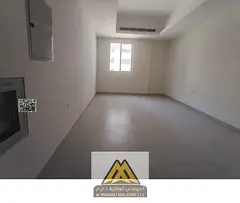 Annual Rent: Brand-new 1-bedroom apartment in Al Hamidiya 1, 2 bathrooms, balcony, central AC, famil