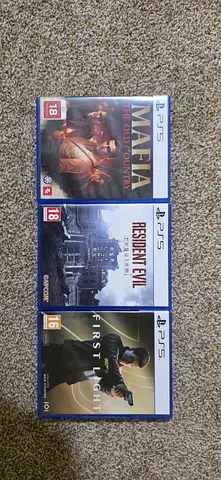 Collection of PS5 Games - Mafia Old Country, Resident Evil Requiem and 007 First Light