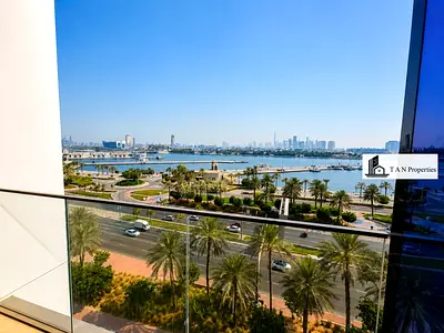 Stunning Sea & Burj Khalifa Views | Elegant Interiors | Modern 2BR