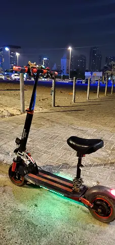 Aster Electric Scooter with Seat and LED Lights