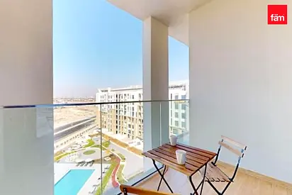 Furnished Large Studio | Pool View | Balcony