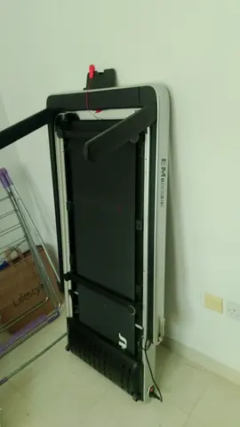 Foldable Electric Treadmill - Compact, Good Working Condition
