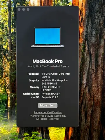 MacBook Pro 13-inch (2019) - Good Working Condition