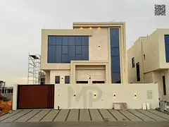 Elegant villa for sale in Al Helio 2 – Ajman. A villa with a sophisticated modern design consistin