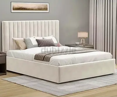 Queen upholstered bed brand new