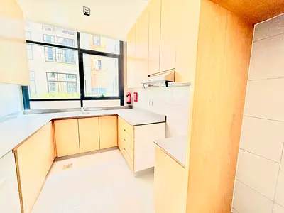 Lavish 2BHK apartment three washroom private garden with shampoo cover parking kids area Al Maha re