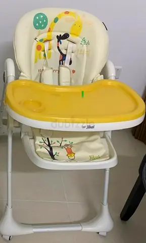 Jikel Baby High Chair with Animal Pattern