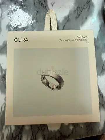 Oura Ring Gen 5 (Brushed Silver) - Boxed Brand New - Size 8