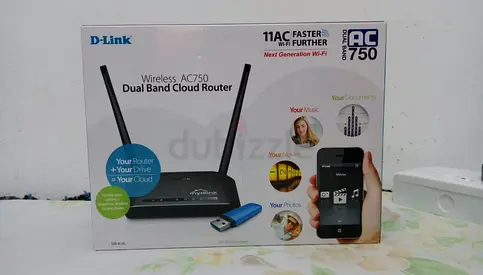 D-Link AC750 Wireless Dual Band Cloud Router (Boxed) - AC750