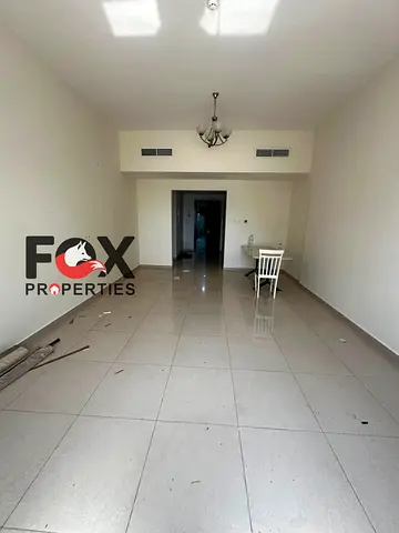 The largest 1-bedroom apartment with a living room for annual rent in Ajman, in the Al Nuaimiya 3 area. Built-in closets, balcony, 2 bathrooms