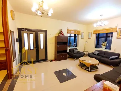 LAHWISH DOUBLE STORY BRANDED 4 BHK VILLA JUST 120K ALL MASTER ROOMS MAIDROOM ONE MAJLIS ONE HALL