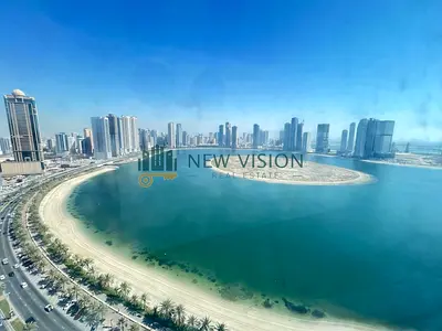 تكيف مجاني 3 وصالة على كورنيش الحان مع باركن الخان