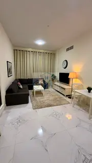 Luxurious one-bedroom apartment for monthly rent in Al Hamidiya – fully furnished with new furnitu