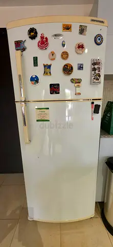 White Whirlpool Top Mount Refrigerator