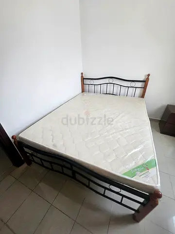 Bed +cupboard + side table