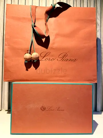 Loro Piana Empty Gift Box and Paper Bag