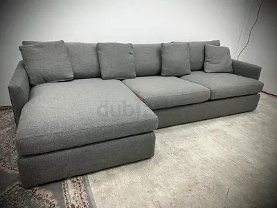 Excellent condition crate&barrel lshape sofa