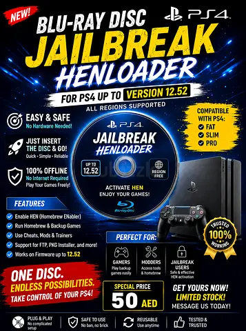 PS4 Jailbreak Disc 9.00-12.52- No USB Needed