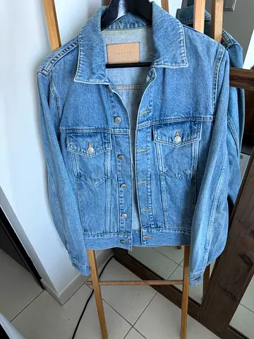 Light blue denim jacket - casual unisex style, good condition
