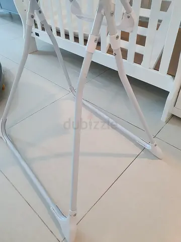 White Baby High Chair Frame / Feeding Chair (needs seat)