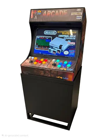 Retro Video Games Custome made arcade station