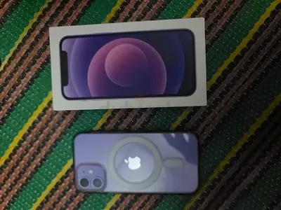 iPhone 12 mini Purple with Box - Good Condition