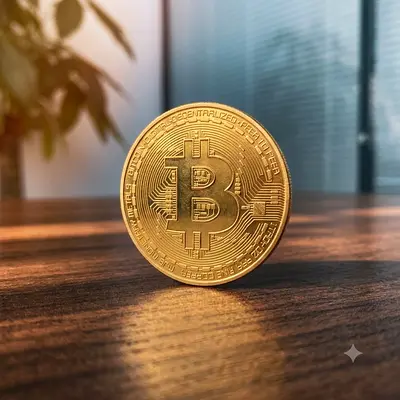 Physical Bitcoin Collectible Coin - Decorative Crypto Token