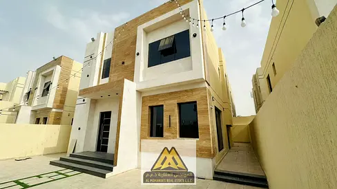 Brand new villa for annual rent in Al Helio 1, Ajman 3 bedrooms | Living room and majlis | Maid's room | Modern finishes | Suitable for families