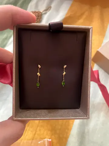 18k gold diamond earrings