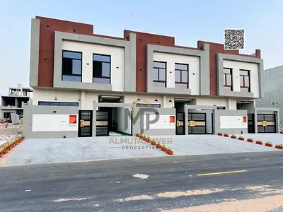 فيلا مودرن للبيع شامل الكهرباءوالمياه رسوم التسجيل تملك حر تصمييم فلل دبى على شارع311 مباشر.