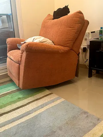 Recliner and 360 rotating Chair- very comfy