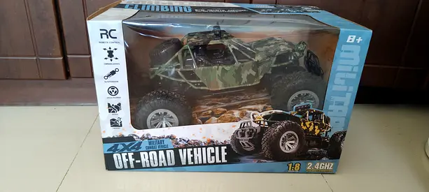 Brand New 1:8 Scale Remote Control 4x4 Off-Road Military Vehicle