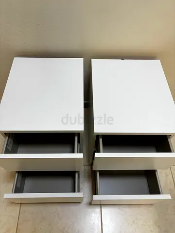 IKEA set of 2 White Modular Cabinet 2-Drawer- Flawless Condition