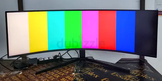 The Samsung Odyssey Neo G9 (S49AG950NM) is a premium 49-inch curved ultrawide gaming monitor.