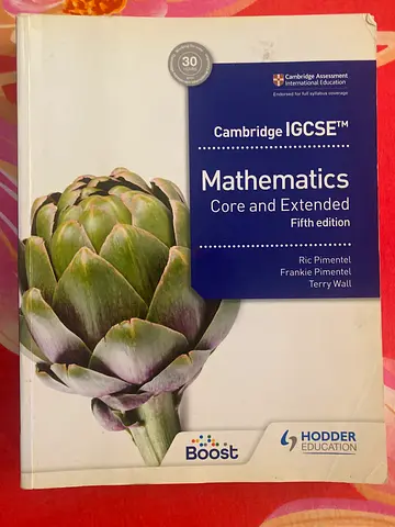 Cambridge IGCSE Mathematics Core and Extended (Hodder) - Used