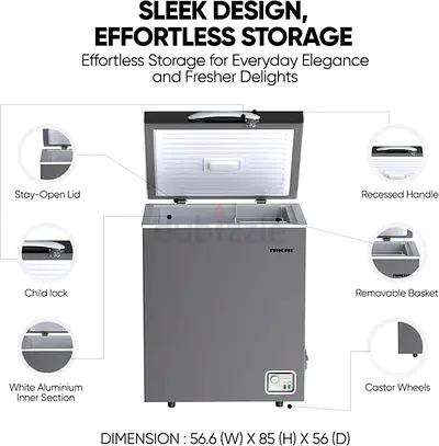 Nikai 200L Chest Freezer, NCF 260
