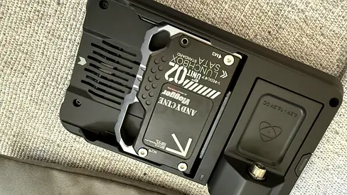 Atomos ninja v+ combo kit with small rig carbon fiber mat box