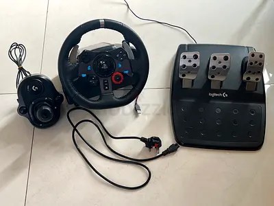Logitech G Racing Wheel with Pedals and Shifter - Good Working Condition