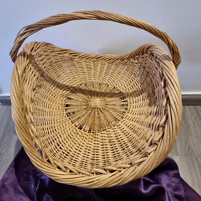 XXL Giant Rustic Wicker Basket with Handle (Brand New) – Mirdif