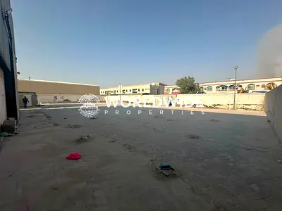 8,500 Sqft Open Yard for Rent | 30 KW Power | Al Jurf Industrial 2