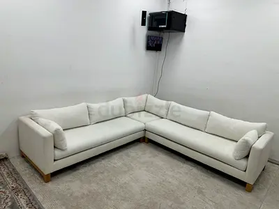 Perfect condition crate&barrel corner sofa