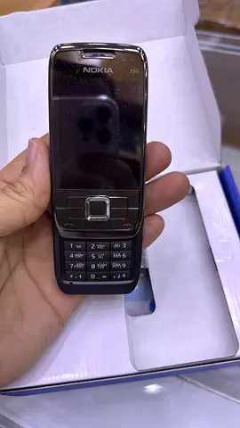 Nokia E66 Grey Steel Slide Mobile Phone
