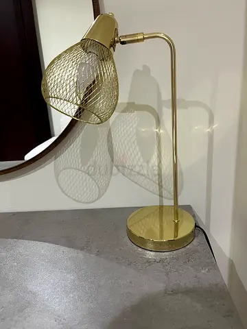 Brass Mesh Shade Table Lamp - 100 DHRMS