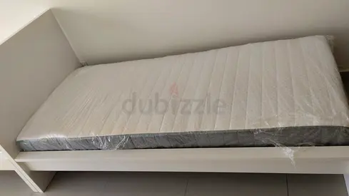 IKEA Malam single bed frame with IKEA mattress 90×200cm