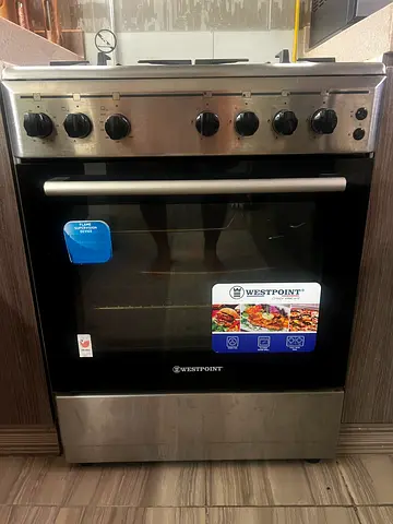 Westpoint freestanding gas oven and stovetop - stainless steel