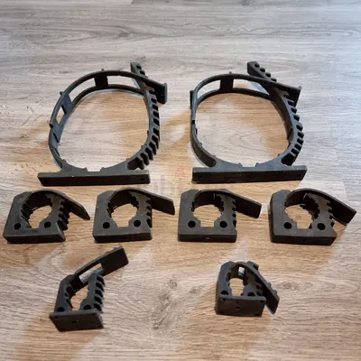 New Quick Fist Heavy-Duty Rubber Mounting Clamp Kit (Set of 8) – Mirdif