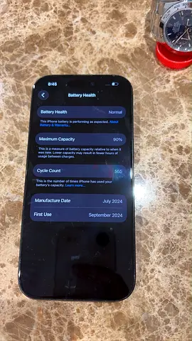 APPLE IPHONE 16 PRO 128GB PHYSICAL SIM
