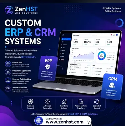 Professional Custom ERP & CRM Development Services