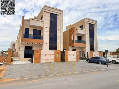فيلا بسعر شامل رسوم التسجيل والتمليك على الشارع الرئيسي جاهزة للسكن بخصم خاص للكاش في أرقي مناطق عجمان تملك حر..